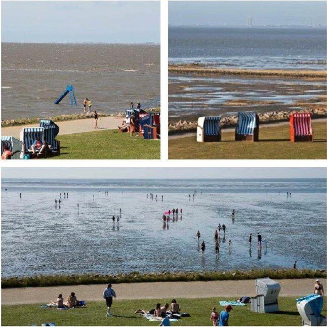 Deichwohnung Strandweg 7 Friedrichskoog-Spitze Esterno foto