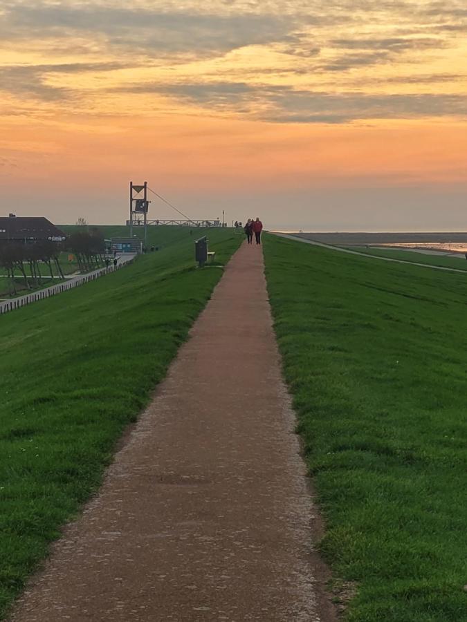 Deichwohnung Strandweg 7 Friedrichskoog-Spitze Esterno foto